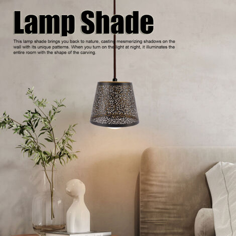 Eosnow Paralume In Metallo E26 E27 Stile Albero Forestale Ferro Traforato Decorativo Con Motivo E 984856