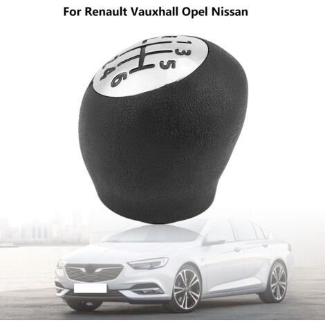 Pomello Cambio 5 Marce In ABS Per Ford Focus, Mondeo MK3, Mustang, Fiesta, Galaxy | Sostituzione Universale Nero/grigio - 2