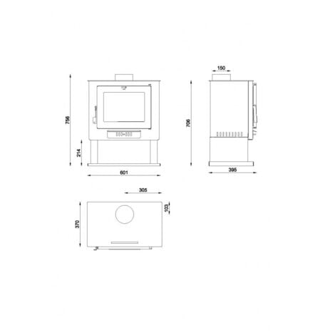 Poêle à bois - FIREMATIC Chicago 11.2 kW