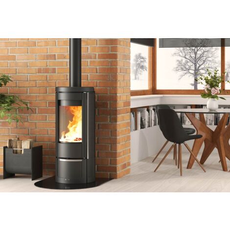 Poêle à bois en fonte raccordable - LA NORDICA Marlena 7.5 kW