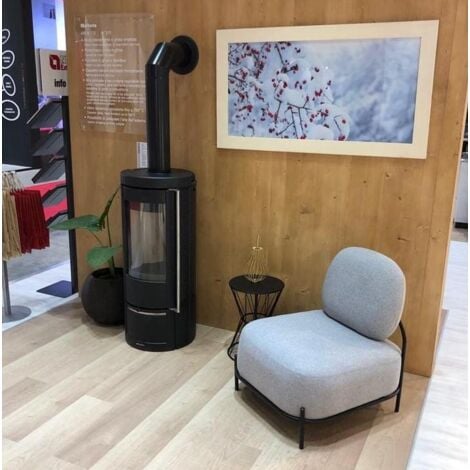 Poêle à bois en fonte raccordable - LA NORDICA Marlena 7.5 kW