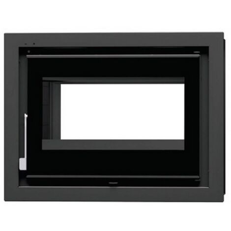 Insert cheminée ventilé double face 12.6 kW – Système double combustion – 335 m3 – 2 sorties canalisables – Foyer en fonte – Fm Biomasa (1/5)
