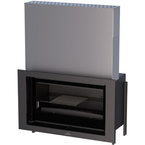 Insert à bois ventilé canalisable - BRONPI Paris 90V Guillotina 14 kW  Sans kit air