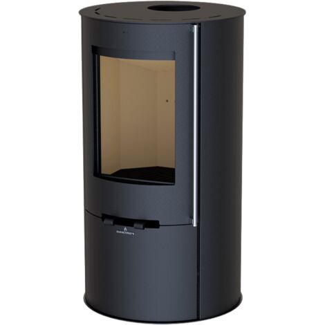Poêle à bois rond raccordable - BRONPI Dover 9.4 kW