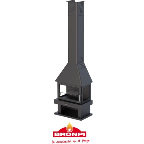 Cheminée à bois 3 faces - BRONPI Huesca 10 kW