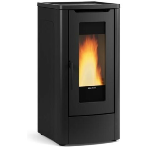 Extraflame – Poêle à granulés 10 kW – Ventilé pour 287 m³ – Évacuation 80 mm – Classe A+ – Système Eco-Stop et Modulation - VFS 10 KW
