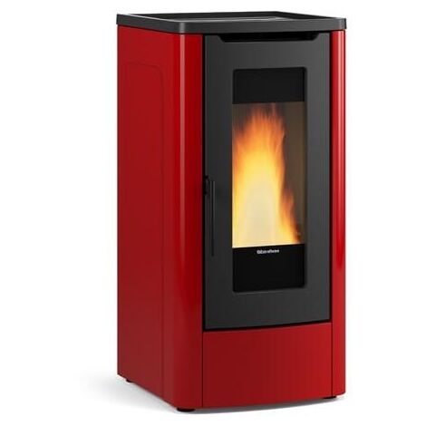 Extraflame – Poêle à granulés 10 kW – Ventilé pour 287 m³ – Évacuation 80 mm – Classe énergétique A+ – Fonction Confort silencieuse - VFS 10 KW