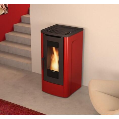 Poêle à granules canalisable - EXTRAFLAME Dahiana Plus VFS 10 kW  Bordeaux