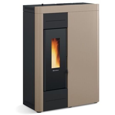 Extraflame – Poêle à granulés hydro silencieux 15 kW – Évacuation arrière – Convection naturelle – Volume de chauffe 415 m3 – Classe énergétique A+
