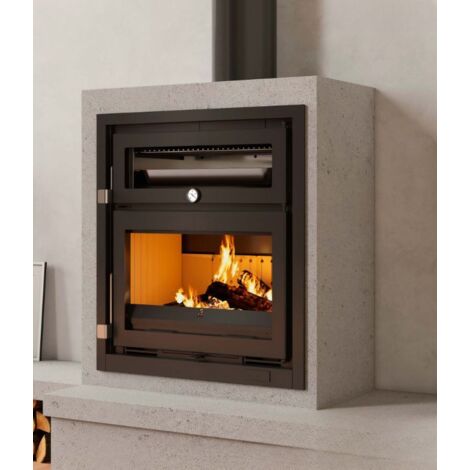 Insert à bois avec four - FIREMATIC Hutto 12.5 kW Sans kit ventilation