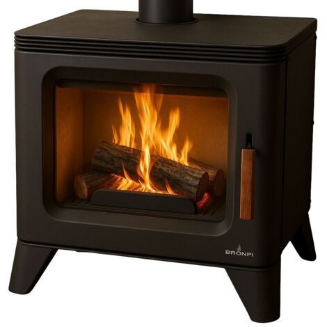 Poêle à bois raccordable - BRONPI Orly 6 kW  Avec kit air