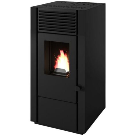 Poêle à granulés canalisable - PUNTO FUOCO Marisa 8 kW  Noir