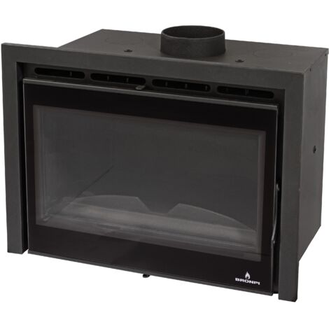 Insert à bois ventilé canalisable - BRONPI Madrid Vision 16.5 kW (1/3)