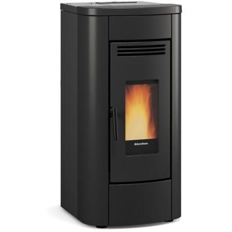 Extraflame – Poêle à granulés 8 kW – Ventilation frontale Confort – Rendement 91.1% – Classe énergétique A+ – Dimensions L 498 x H 1017 mm