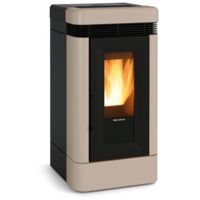 Extraflame – Poêle à granulés ventilé céramique 12 kW – Autonomie 27 kg – Évacuation arrière – Classe énergétique A+ – Wi-Fi intégré