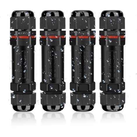 IP68 Wasserdichte Kabelstecker M25 - 3-Wege Anschlussdose Für Außenbereich 6-11mm Kabel