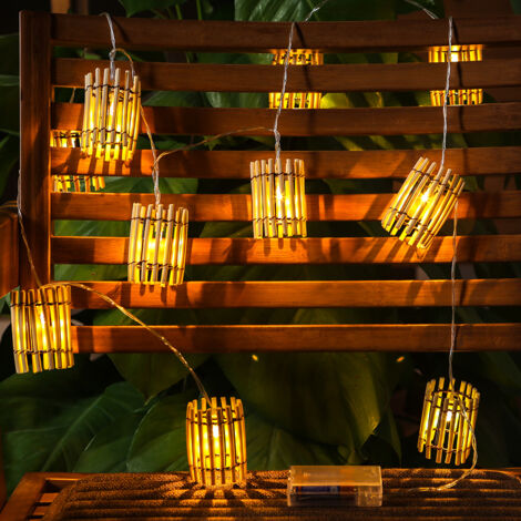 RattanLichterketten RattanLichterketten Bambuslaternen Innen