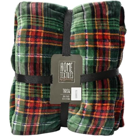 Vintage Hahn Motiv Decke 130x150cm - Kuschelige Fleece Decke Mit Hühnermuster