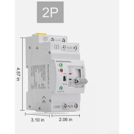 Automatischer Stromumschalter 63A - Unterbrechungsfreie Wechselversorgung