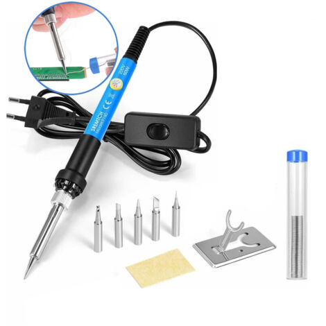 Lötkolben Set 60W Mit Temperaturregelung - Komplettset Für Anfänger