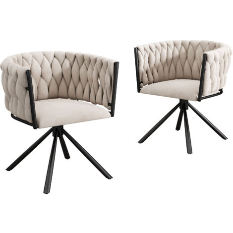 Luxus Beige Stuhle Samt Bilder
