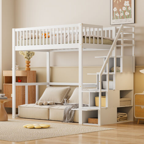 Autolock Kinderbett Hochbett Mit Sicherheitsaufbewa Produktbild-Vorschau 4