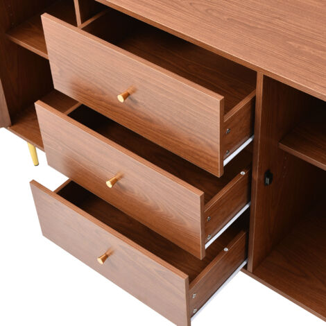 Cassettiera Scandinava In Legno Di Pino FSC – 3 Cassetti, 75x37x75 Cm, Grigio – Per Soggiorno, Camera, Corridoio