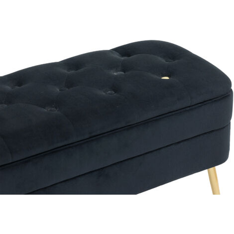 Panca Ottomana Portaoggetti STORAGEBUD, In Velluto Grigio, 76x38x38 Cm, Pieghevole, Con Contenitori, Max 299 Kg