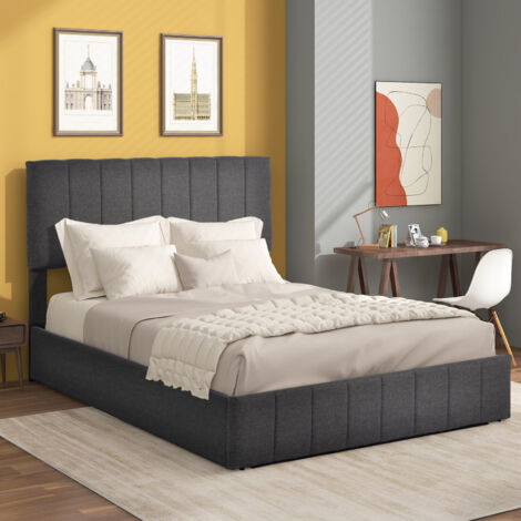 Entisn Mantovana Regolabile Per Letto Matrimoniale/Queen – Bianca – Drappeggio 45 Cm – Elastica E Antipiega - 5