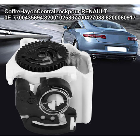 Motore Attuatore Chiusura Centralizzata 2 Pin Per Scenic E Clio, Ricambio OEM 7702127213, 91g, Nero