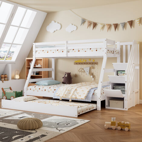 Progetti per letto a castello da principessa - Solo per CNC - Progetti di lavorazione del legno per letto - (PDF/DXF) Misura singola (39X75) - Camera da letto per bambini - Progetti per CNC
