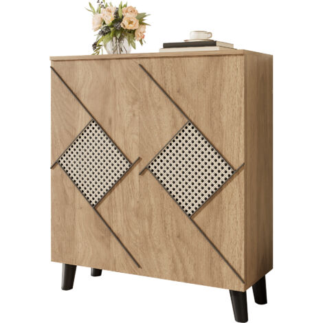 Scarpiera IDIMEX NAVAN In Metallo Nero – 2 Ripiani, 80x27x29 Cm, Design Aperto Salvaspazio - 4
