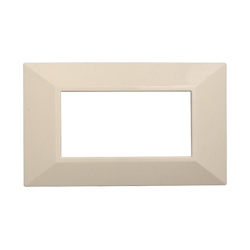 Plaque Pyramidale, Série Moon, 4 Modules, Plastique, Blanc