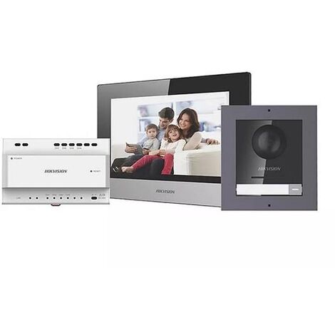 Hikvision – Interphone vidéo 7" tactile DSKIS702Y – Full HD 1080p – 2 fils – IP65 – Communication bidirectionnelle – Compatible Hik-connect (1/5)