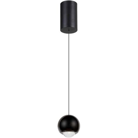 V-TAC VT-7508 Lampe à suspension LED 5W Forme de cloche réglable en hauteur Couleur noire 3000K - 10341 (1/5)