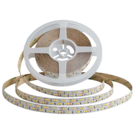 Bande LED V-TAC SMD2835 240 LED/m 21 W/m Double PCB 5 m 24 V 3 en 1 IP20 15 mm