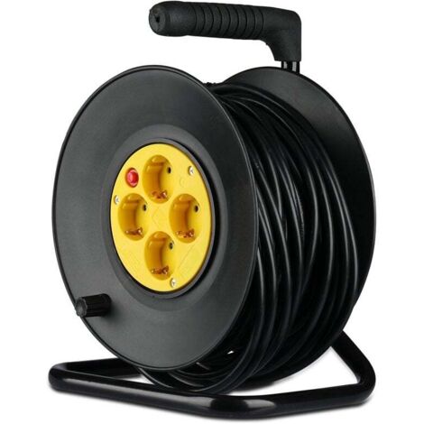 V-TAC Câble de rallonge robuste - IP20 - Jaune et noir - 25m Wire