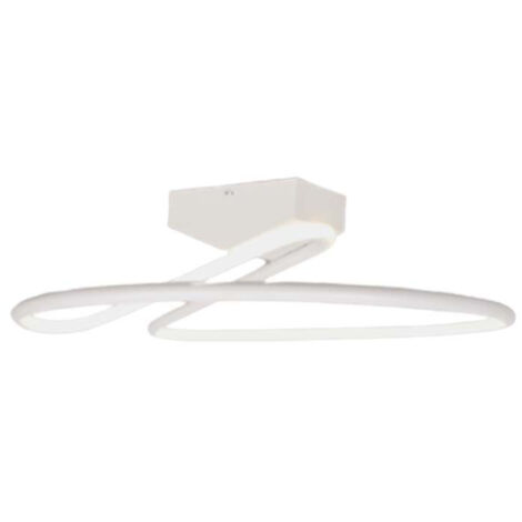 V-TAC VT-7763 Lustre rond LED design Forme abstraite moderne entrelacée 20W en aluminium couleur blanc 4000К - 6927 (1/5)