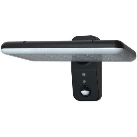 Lampe solaire LED V-TAC 15 W avec batterie LFP 3,2 V, noir, CCT, blanc froid + blanc naturel, IP65