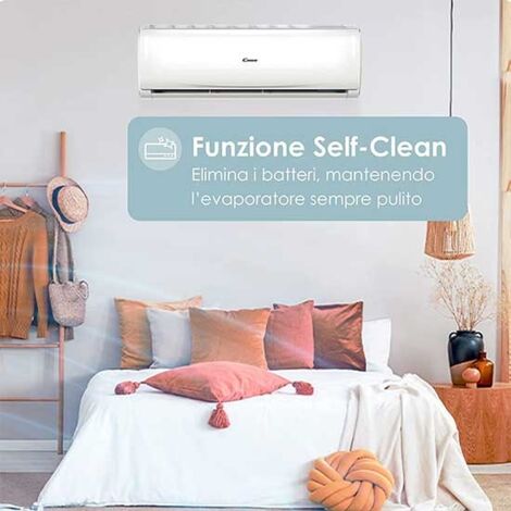 Climatisation Candy CY-12TA 12000 BTU A++/A+ - Monosplit WiFi - Pompe à Chaleur - 38dB Intérieur / 50dB Extérieur