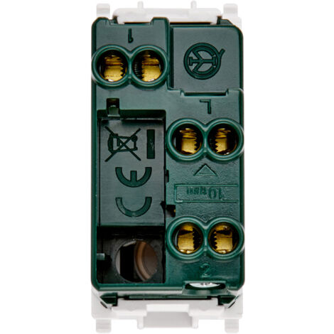 VIMAR 14004 PLANA 1P 10AX inverseur électrique éclairable blanc