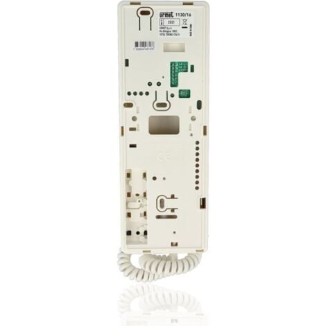 URMET 1130/16 Interphone universel blanc pour systèmes 4+n et 1+n