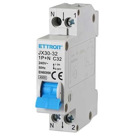 Interrupteur Magnéto-thermique Bticino 1P+N C25 FC881C25