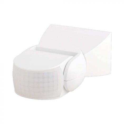 V-TAC VT-80300 Capteur de mouvement Pir 180° 300W 12m crépusculaire couleur infrarouge Blanc IP65 - 23161 (1/5)