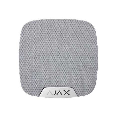 Ajax – Sirène d'alarme sans fil 868MHz – Puissance sonore 105 dB – Portée 2000 m – Alimentation 2 piles CR123A – Installation rapide