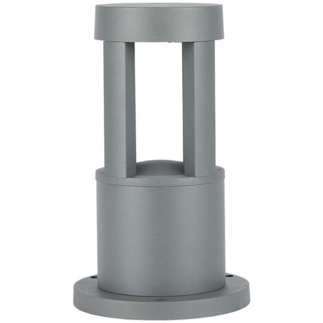 V-TAC Bollard Outdoor Light - IP65 Waterproof - Grey - 10W - 1000 Lumens - 6400K - 25CM