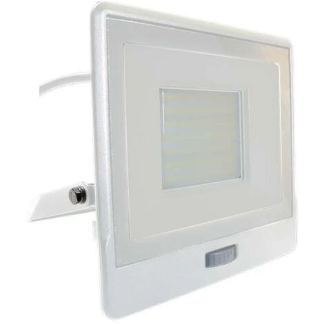 V-TAC PRO VT-158S-1 Projecteur LED 50W Puce Samsung Capteur PIR Câble 1m Couleur de lumière blanche 4000K IP65 - 20302