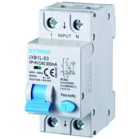 CILIA Interruptor Magnetotérmico, DPN 1P+N 220 V De 1 Módulo