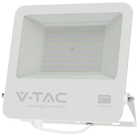 V-tac projecteur led samsung chip 100w 6400k blanc vt-44104-w - 23443
