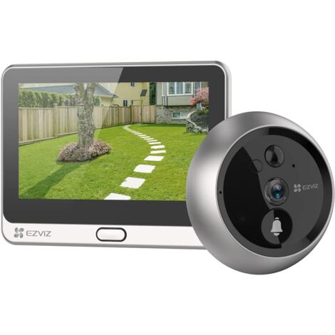Judas intelligent EZVIZ CS-DP2C WI FI 1080p, qualité vidéo HD, entièrement sans fil, avec écran tactile couleur 4,3&quot